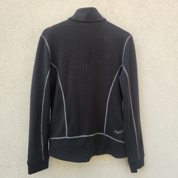 KUHL Women's Woolforce Jacket Small Black Full Zip Outdoor Hiking Gorpcore - Picture 4 of 11